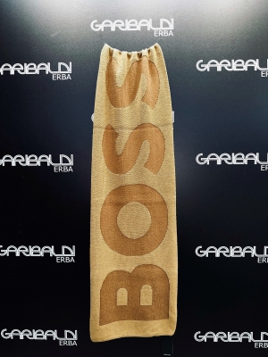 Sciarpa big logo beige Boss (39) 2024