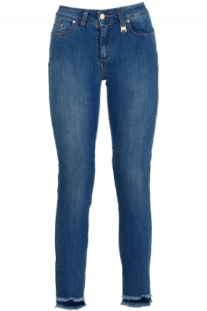 PANTALONI DENIM ORLO SFALSATO