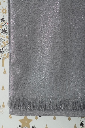 Stola argento in lurex