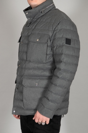 Giacca BOSS grigia puff