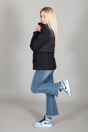 Giacca Dekker corta blu/nera