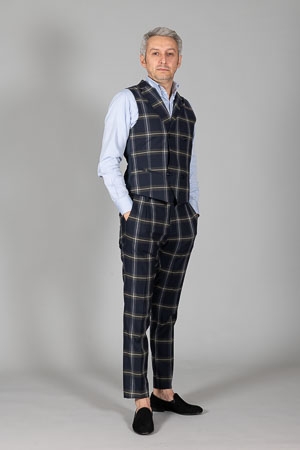 Pantalone Coordinato a Quadri